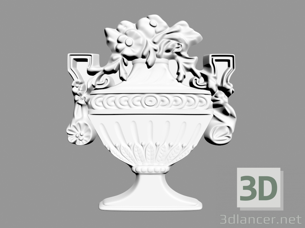 Modelo 3d Decoração de parede (F47) - preview