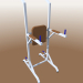 3d Horizontal bar parallel bars model buy - render