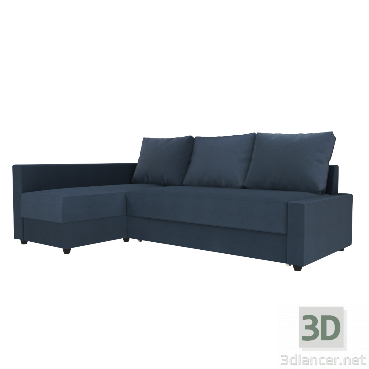 3D köşe kanepe FRICHETEN IKEA modeli satın - render