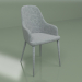 3d model Silla Elizabeth (gris) - vista previa