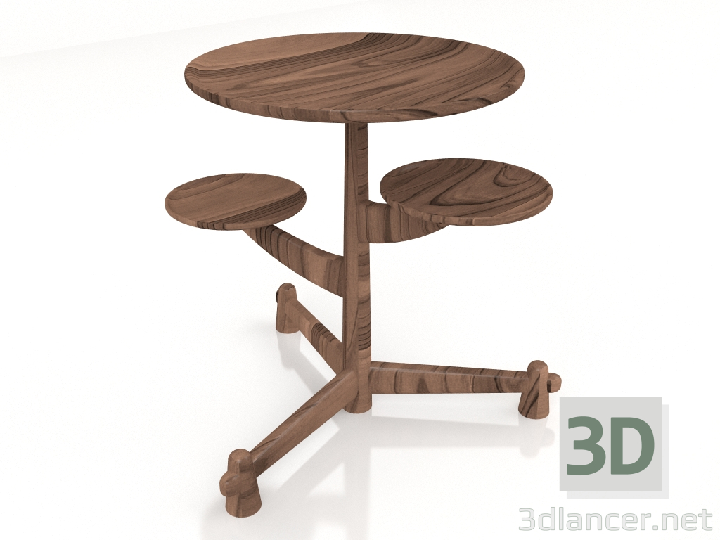 3d model Mesa auxiliar Árbol - vista previa