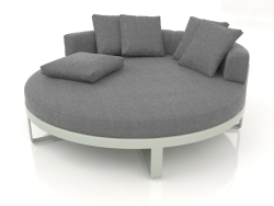 Cama redonda para relax (Gris cemento)