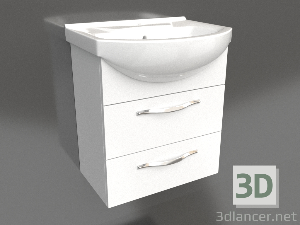 3d model Armario colgante 50 cm (Agr.01.05-2) - vista previa