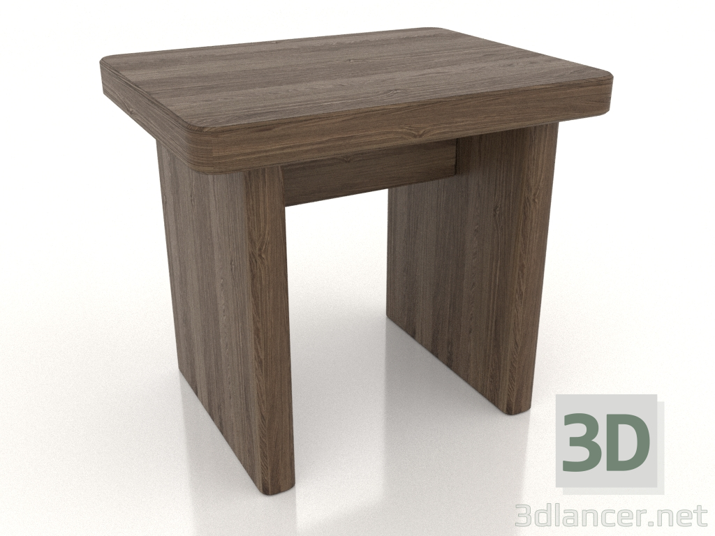 3d model Taburete (fresno aligerado y nogal) - vista previa