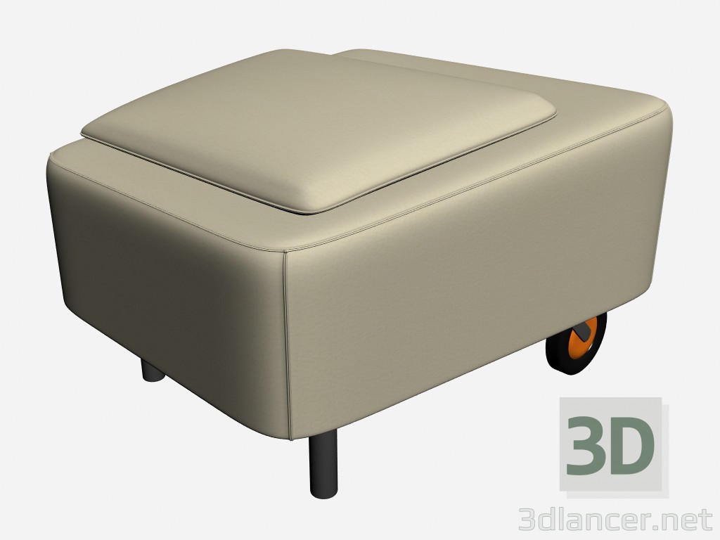 3d model Puff grandes - vista previa