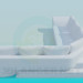 3d model Sofa - preview