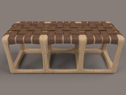 Bench Bungalow fabricado por Riva 1920. Diseñador Jamie Durie.