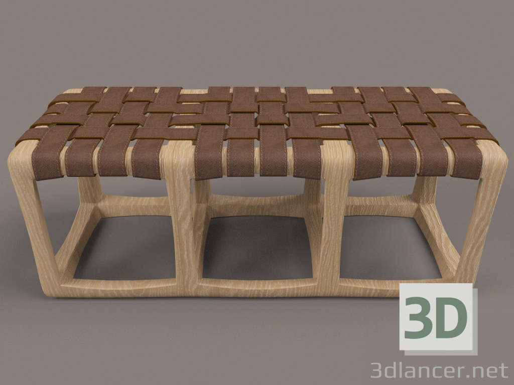 3D Bench Bungalow Riva 1920 tarafından üretilmiştir. Tasarımcı Jamie Durie. modeli satın - render