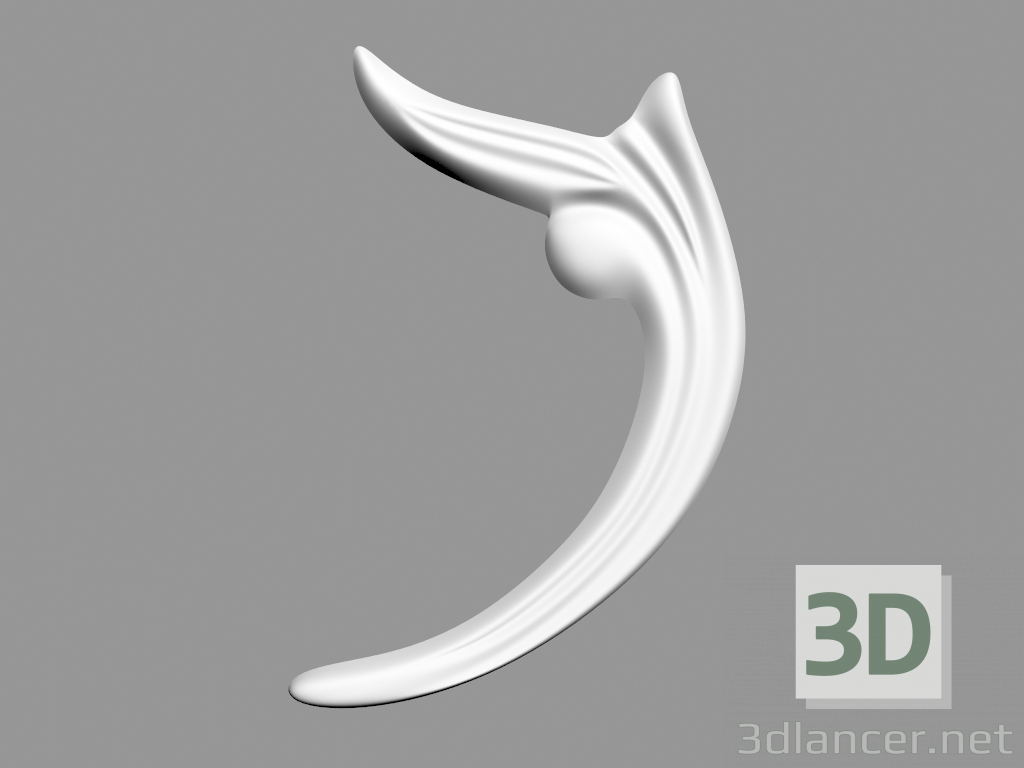 Modelo 3d Decoração de parede (F48) - preview