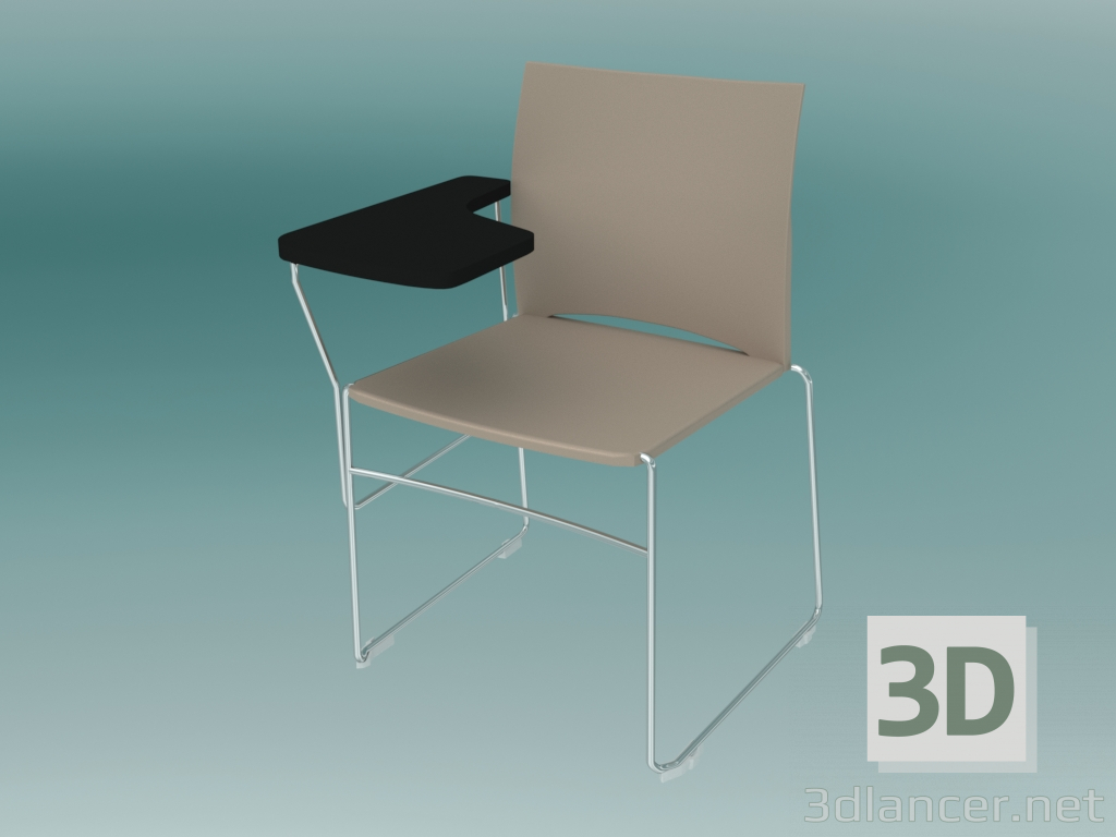 3d model Silla de visitante (550V B) - vista previa