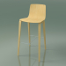 modèle 3D Tabouret de bar 5903 (4 pieds en bois, bouleau naturel) - preview