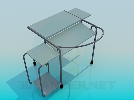 modèle 3D Table pour PC - preview