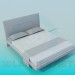 Modelo 3d Cama grande - preview