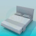 Modelo 3d Cama grande - preview