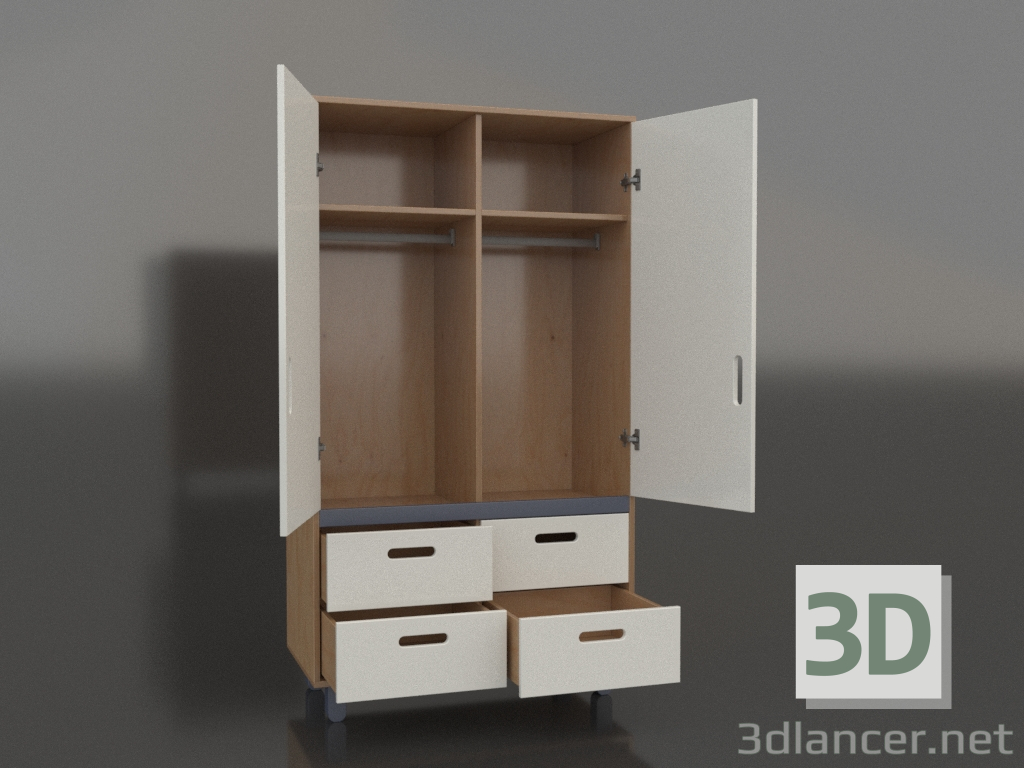 3d model Armario abierto TUNE HB (CONBA) - vista previa