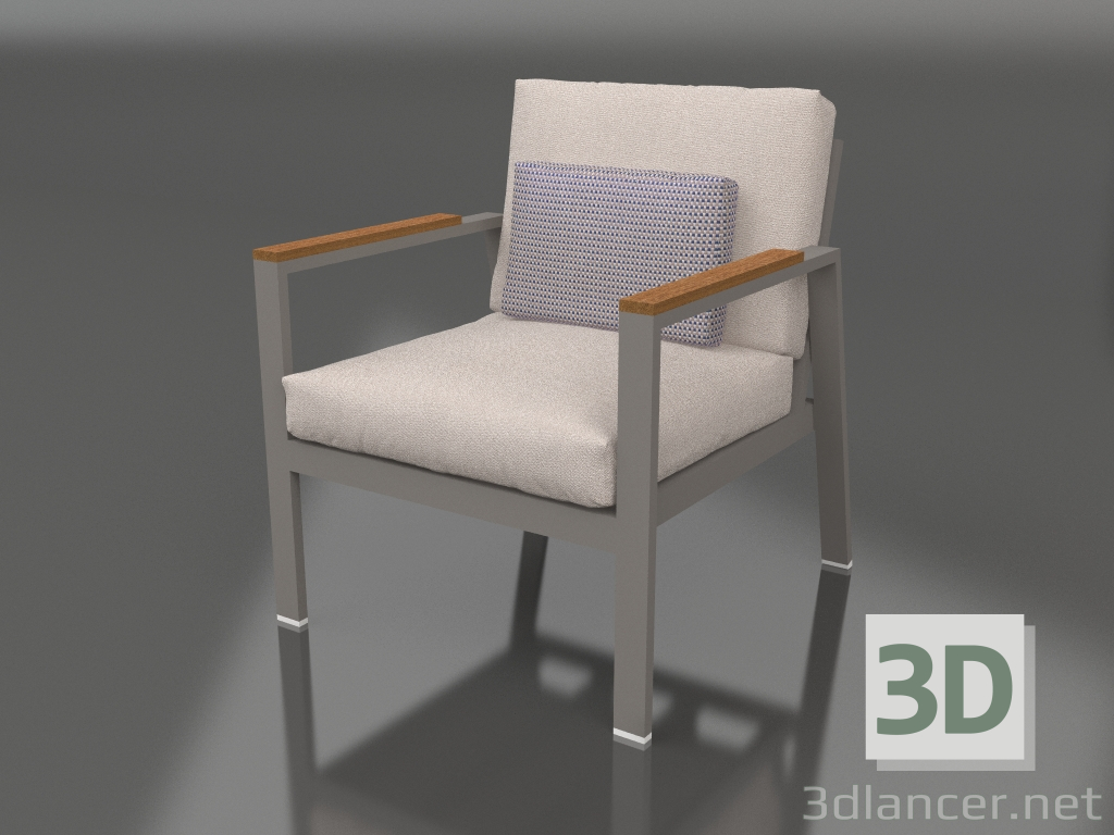 3d model Armchair XS (Quartz gray) - preview