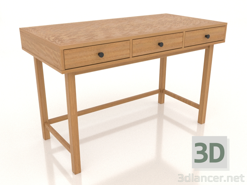 3D modeli Masa YENİ 1200x600 mm (doğal meşe) - önizleme