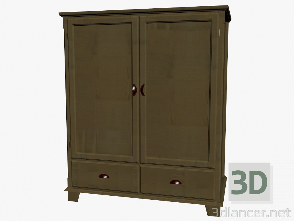 3d model Tv cabinet (113h62h134) - preview