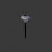 3d solar powered street lamp model buy - render