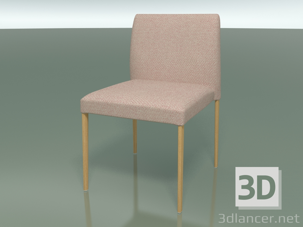 3d model Silla apilable 2700 (con tapicería de tela, roble natural) - vista previa