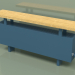 modello 3D Convector - Aura Bench (280x1000x146, RAL 5001) - anteprima