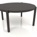 3d model Coffee table JT 053 (straight end) (D=790x400, wood brown dark) - preview