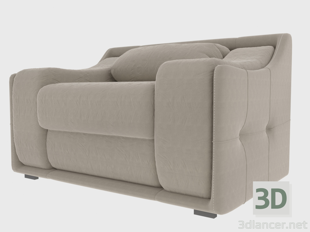 3d Armchair model buy - render