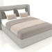 3d model Cama doble Oporto 1600 - vista previa