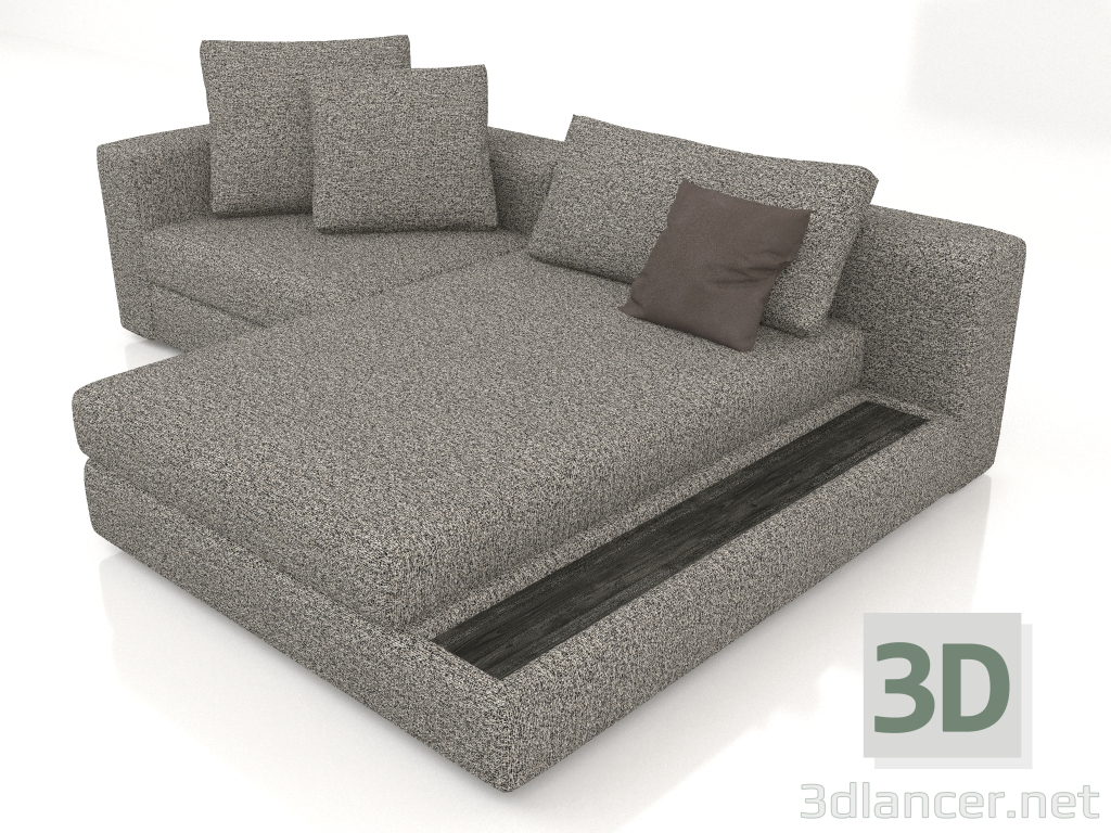 modello 3D Divano Bluebell (Afrodite 07) - anteprima