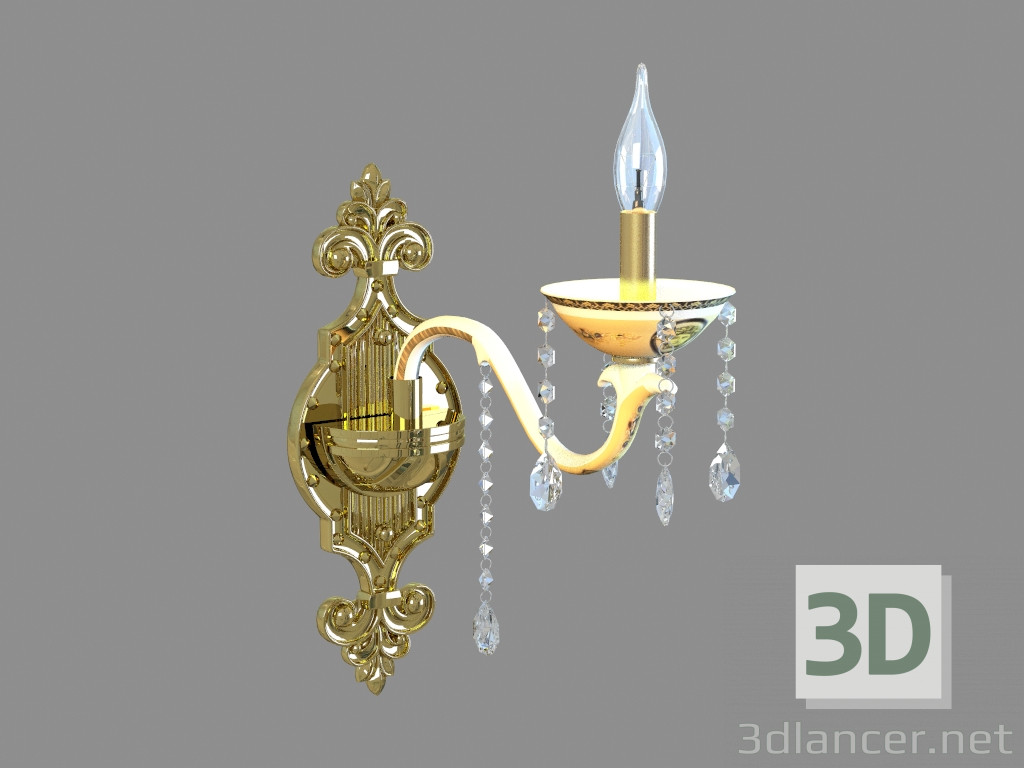 3d model Sconce A6610AP-1GO - preview