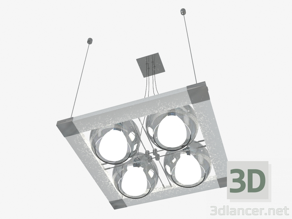 3d model Chandelier pendant Palla (803141) - preview