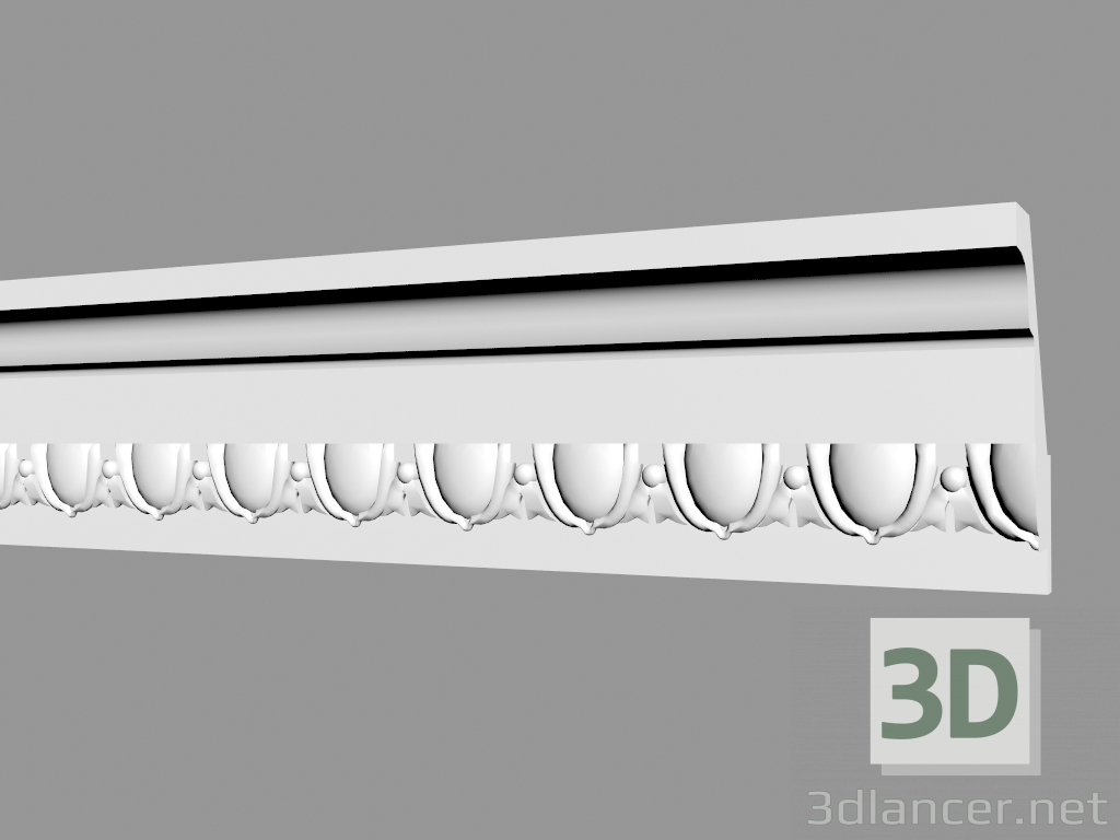 3d model Cornice C1001 - preview