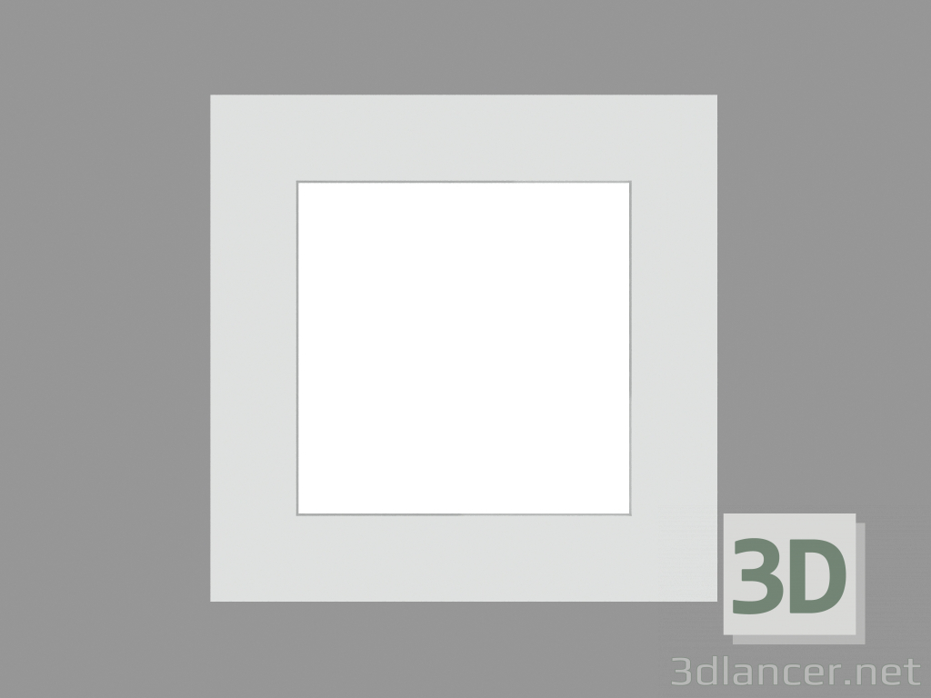 modello 3D Lampada da soffitto ZIP DOWNLIGHT SQUARE (S5872) - anteprima