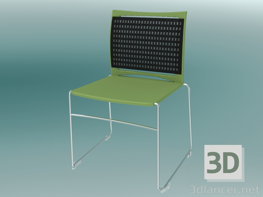 3D Modell Besucherstuhl (555V) - Vorschau