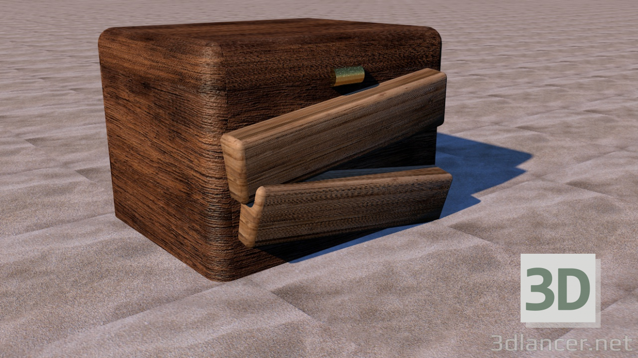 3d model CAJA - vista previa