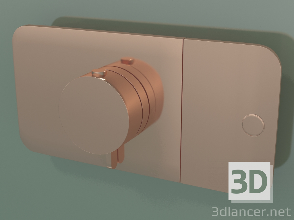 3d model Shower faucet, 1 outlet (45711300) - preview