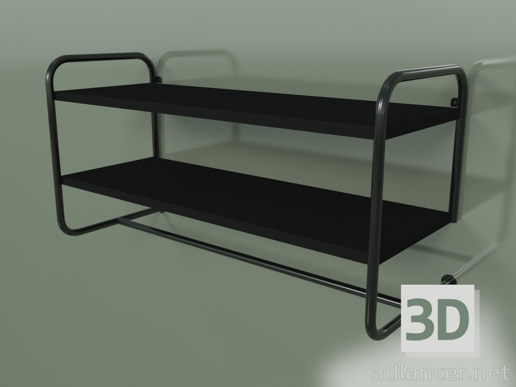 Modelo 3d Cabide de parede - preview