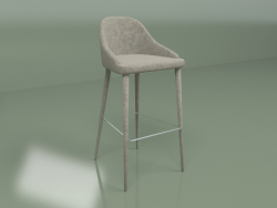 Tabouret de bar Elisabeth (beige)