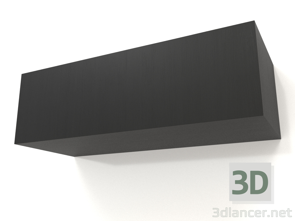 3d model Estante colgante ST 06 (1 puerta, 800x315x250, madera negra) - vista previa