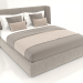 3d model Cama doble Oporto 1800 - vista previa