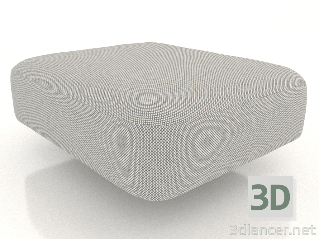 3d model The sofa module is deep - preview