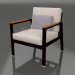 3d model Armchair XS (Black) - preview