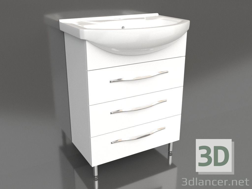 3d model Floor cabinet 65 cm (Agr.01.06-3) - preview