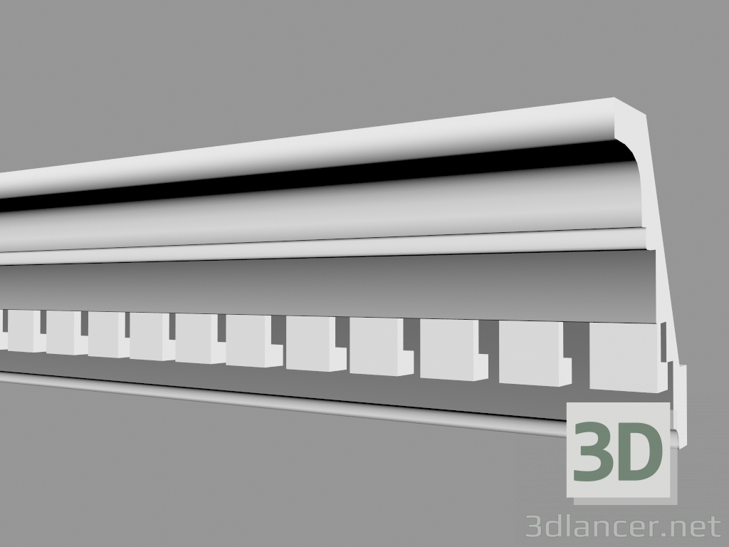 3d модель карниз C1002 – превью