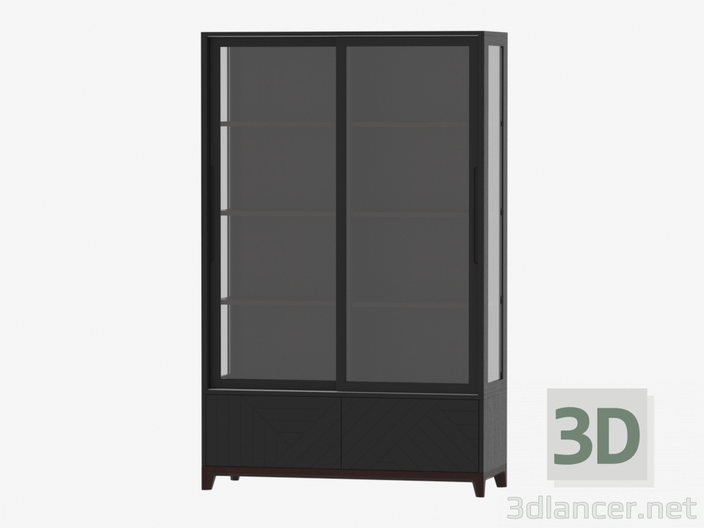 3D modeli Vitrin yüksek CASE (IDC028002915) - önizleme