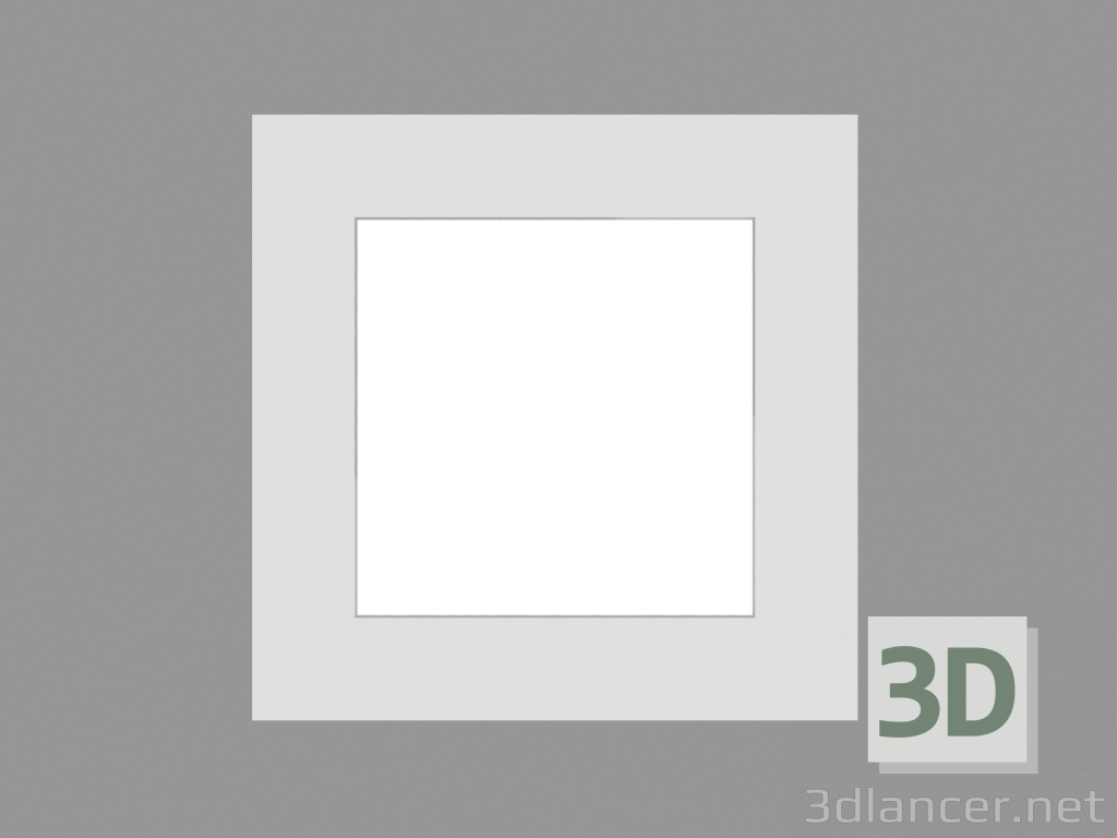 modello 3D Lampada da soffitto ZIP DOWNLIGHT SQUARE (S5872N) - anteprima