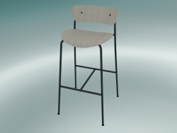 Bar stool Pavilion (AV9, H 95cm, 50x52cm, Lacquered oak)