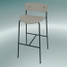 modèle 3D Tabouret de bar Pavilion (AV9, H 95cm, 50x52cm, Chêne laqué) - preview