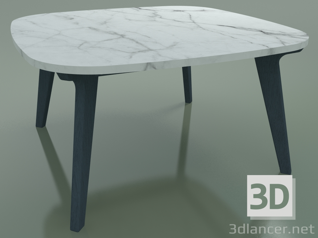 3d model Mesa de comedor (231, mármol, azul) - vista previa