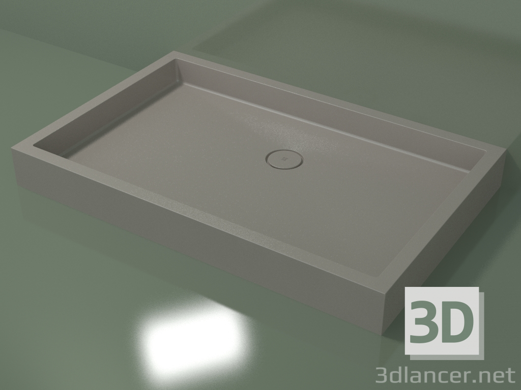 3d model Shower tray Alto (30UA0132, Clay C37, 140x90 cm) - preview